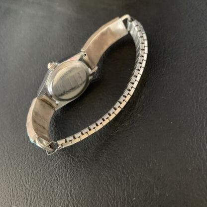 Navajo Sterling Silver Watch Tips with Turquoise Corn Inlay Band | Authentic Native American Jewelry | 13694