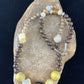 Southwestern Chunky Sterling Silver Necklace | Faceted Jasper Quartz | 20" | 10079