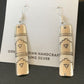 Navajo Stamped Sterling Silver Earrings Set | Authentic Native American Handmade | 11623
