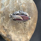 Navajo Purple Spiny Oyster Ring | Sterling Silver | Sz 6 | Authentic Native American Handmade | 3476