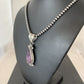 Navajo Purple Sugilite Pendant with Pearls | Sterling Silver Necklace | Authentic Native American Handmade | 4928