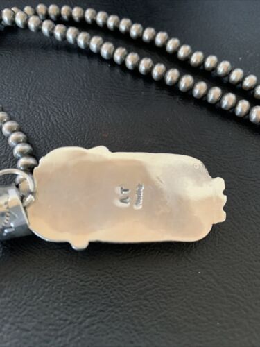 Native American Sterling Silver Navajo Pearl Purple Sugilite Pendant | Authentic Handmade | 12444