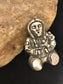 Navajo Story Teller Cast Pin | Sterling Silver | Authentic Native American Handmade | 13620