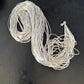Liquid Heishi Necklace | 50 Strands Sterling Silver | 28" Silver Tubes | Authentic Native American Handmade | 14707