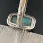 Navajo Blue Mojave Turquoise Ring | Sterling Silver | Sz 6.5 | Authentic Native American Handmade | 11449