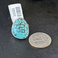 Navajo Blue Spiderweb Turquoise Ring | Sterling Silver | Sz 6 | 10283