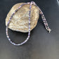 Navajo Sugilite Tube Heishi Necklace | Sterling Silver | 20" | Authentic Native American Handmade | 14517