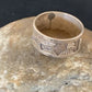 Native American Navajo Stamped Sterling Silver Pueblo Ring | Sz 10.5 | 11984
