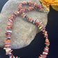Navajo Red Spiny Oyster Turquoise Necklace | Sterling Silver | Authentic Native American Handmade | 18" | 1812