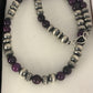 Navajo Men's Purple Sugilite Necklace | Sterling Silver | 22" | Authentic Native American Handmade | 8532
