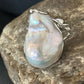 Women's White Baroque Pearl Adjustable Ring | Sterling Silver | Sz 7.5 | 14263