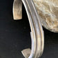 Old Pawn Southwestern Stamped Cuff Bracelet | Navajo Sterling Silver | Authentic Native American Handmade | 13831