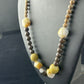 Southwestern Chunky Sterling Silver Necklace | Faceted Jasper Quartz | 20" | 10079