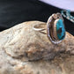 Native American Navajo Kingman Turquoise Ring | Sterling Silver | Sz 8