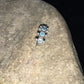 Navajo Women's Blue Turquoise Ring | Sterling Silver | Sz 6.25 | Authentic Native American Handmade | 01785