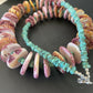 Navajo Purple Spiny Turquoise Necklace | Sterling Silver | Authentic Native American | 24" | 11306