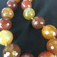 24mm Bold Faceted Carnelian Gold Filled Beads Necklace | 17" | Navajo Style |  3693