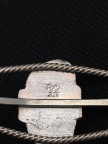 Native American Red Coral Navajo Bracelet | Sterling Silver | Authentic Handmade | 4731