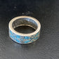 Navajo Women's Turquoise Ring | Sterling Silver | Sz 5 | Authentic Native American Handmade | 12467