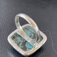 Navajo Blue Spiderweb Turquoise Ring | Sterling Silver | Sz 5 | Authentic Native American Handmade | 10305