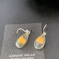 Native American Navajo Bumblebee Jasper Earrings Set | Sterling Silver | Handmade | 1560