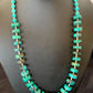 Navajo Turquoise Heishi Necklace | Sterling Silver Tube Beads | Authentic Native American Handmade | 20" | 11775