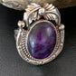 Native American Navajo Sterling Silver Purple Sugilite Ring | Sz 10 | 10444