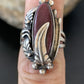 Women's Navajo Purple Spiny Oyster Ring | Sterling Silver | Sz 6 | Authentic Native American Handmade | 10812