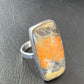 Southwestern Navajo Yellow Bumble Bee Jasper Ring | Sterling Silver | Sz 7 | 11551