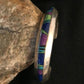 Men's Navajo Sterling Silver Inlay Bracelet | Turquoise Sugilite Lapis | Authentic Native American Handmade | 11703