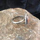 Navajo Coral Sterling Silver Ring | Sz 6 | Handmade Southwestern | 3485