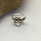 Navajo Heart Blue Turquoise Inlay Ring | Sterling Silver | Sz 5.5 | Authentic Native American Handmade | 1731