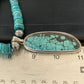 Navajo Pearls Spiderweb Beads Turquoise Necklace Pendant | Sterling Silver | Authentic Native American | Graduated | 22" | 10222