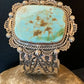 Native American Men's Navajo Royston Turquoise Cuff Bracelet | Sterling Silver | 1414