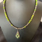 Navajo Green Gaspeite Turquoise Pendant | Authentic Native American Sterling Silver | Multi-Stone | 12265