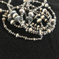 Sterling Silver Navajo Pearls Necklace | 70" | Native American | Southwestern Jewelry | 8503
