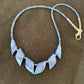 Navajo Blue Lapis Lazuli Minimalist Necklace | Sterling Silver | 18" | Authentic Native American Handmade | 01372