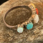 Zuni Opal, Coral, Turquoise Multi-Stone Ring | Authentic Native American Sterling Silver | Sz 6.5 | 8838