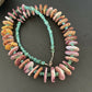 Navajo Purple Spiny Turquoise Necklace | Sterling Silver | Authentic Native American | 24" | 11306