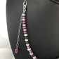 Rare Sugilite Sterling Silver Necklace | Navajo Unisex 19" Single Strand | Graduated | Southwestern