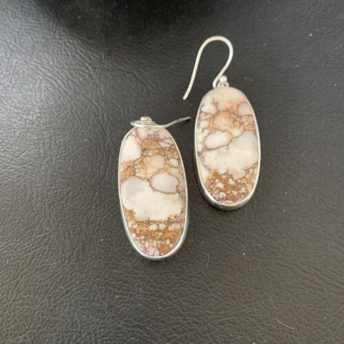 Southwestern Women's Navajo Wild Horse Earrings | Sterling Silver | Authentic Native American Handmade | 12031