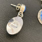 Navajo Denim Lapis Dangle Earrings | Sterling Silver | 1.1" | Authentic Native American Handmade | 1700