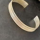 Navajo Sterling Silver Stamped Cuff Bracelet | Authentic Native American Handmade | 13675
