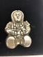 Navajo Story Teller Cast Pin | Sterling Silver | Authentic Native American Handmade | 13620