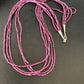 Navajo Purple Sugilite 5-Strand Necklace | Sterling Silver Rice Heishi | 20" | Authentic Native American Handmade | 12929