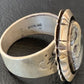 Navajo White Buffalo Turquoise Ring | Sterling Silver | Sz 12.5 | Authentic Native American Handmade | 11940