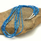 Navajo Lapis Lazuli Tube Heishi Bead 5-Strand Necklace | Sterling Silver | Authentic Native American Handmade | 4197