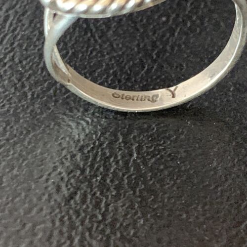 Navajo Blue Kingman Turquoise Ring | Sterling Silver | Sz 9 | Authentic Native American Handmade | 13529