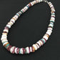 Navajo Purple Spiny Oyster Turquoise Necklace | Sterling Silver | 20" | Authentic Native American Handmade | 2519