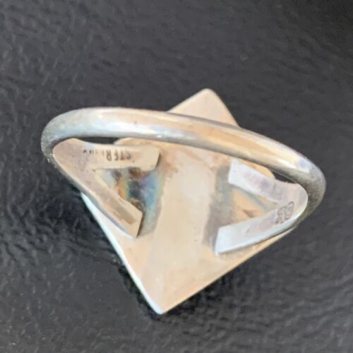 Navajo Blue Turquoise Spiny Oyster Inlay Ring | Sz 7 | Authentic Native American Handmade | 13170